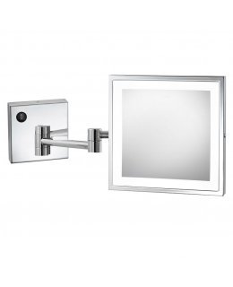 Electric Mirror  EMHL88-SIL-BN  Elixir Wall Lighted Makeup Mirror BRUSHED NICKEL